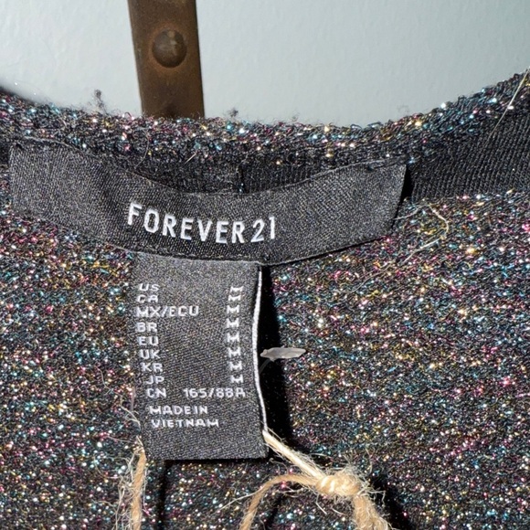 Forever 21 Sparkling Black Midi Dress - Picture 4 of 4